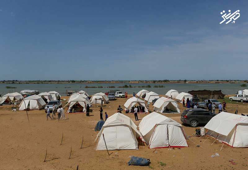 کاهش اردوگاه‌های سیل زدگان خوزستان