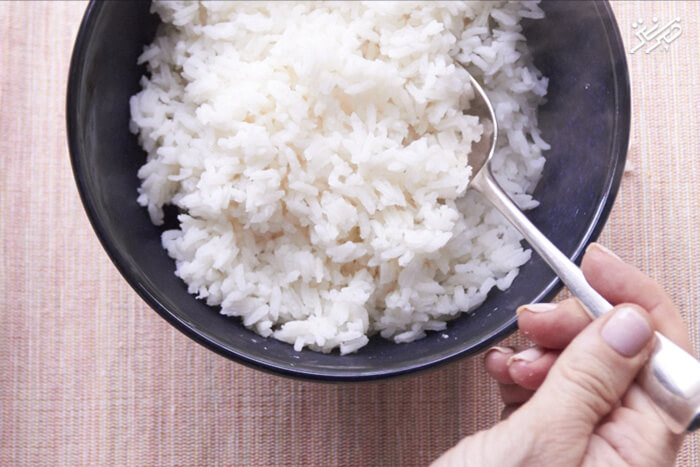برنج پخته شده