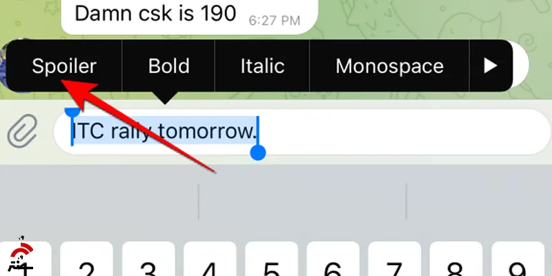 قابلیت اسپویلر تلگرام